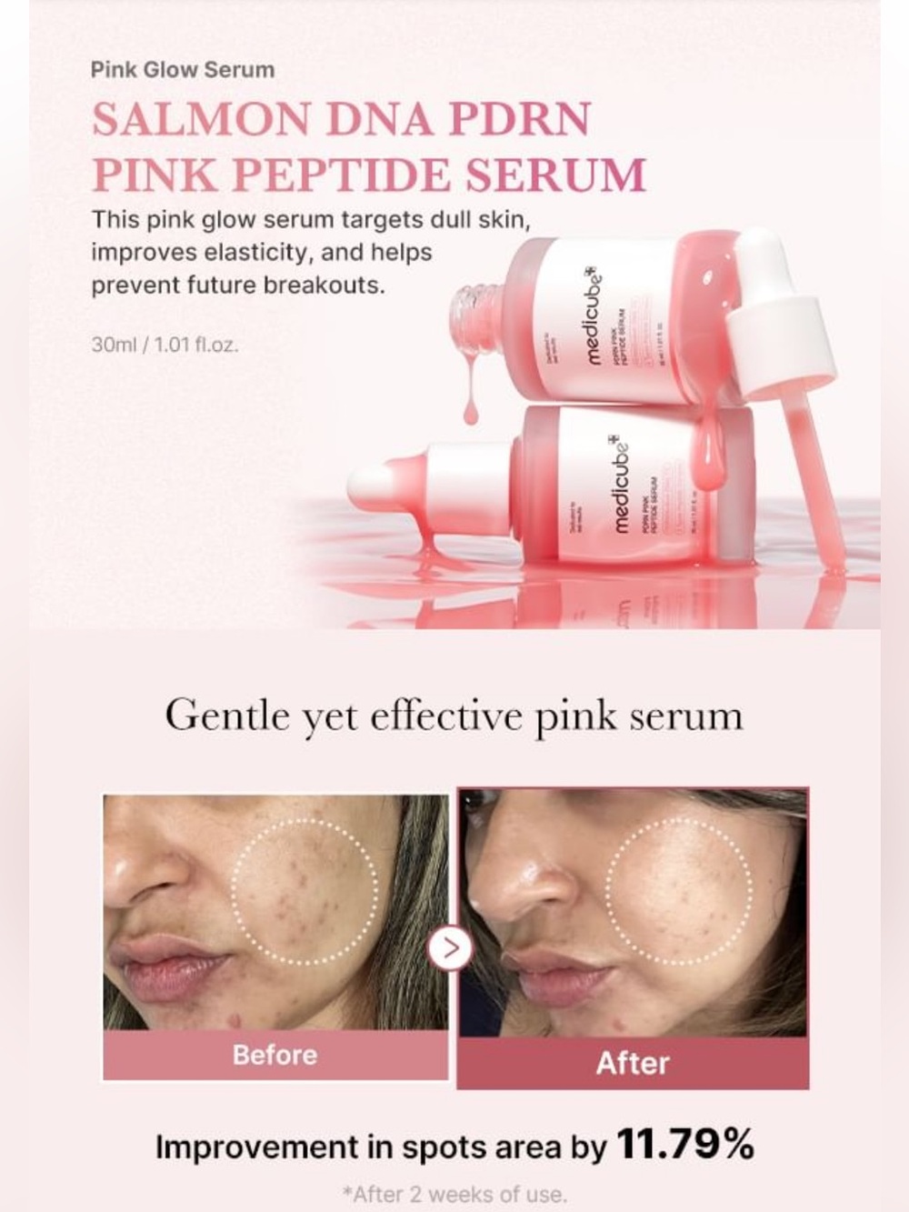 Medicube| Salmon DNA PDRN Pink Peptide Serum